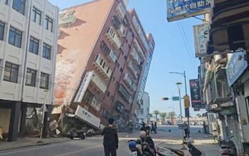 Ngerinya Gempa di Hualien County Taiwan